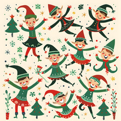 Naklejka premium cartoon illustrator card or background .