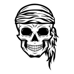 Pirate Skull Design