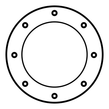 recommend clip art: Porthole Outline