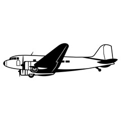 retro airplane