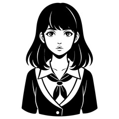 student vector silhouette illustration svg file
