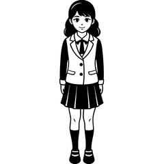 student vector silhouette illustration svg file
