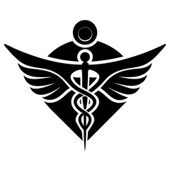 nurse vector silhouette illustration svg file
