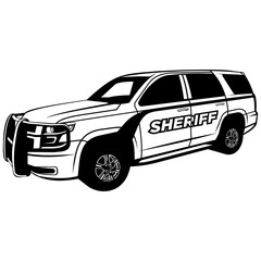 Sheriff Police Car © VektorzDesign