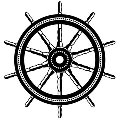 Ships Wheel Design © VektorzDesign
