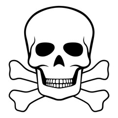 Skull Danger Poison Sign