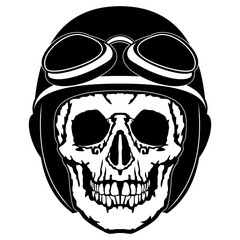 Skull Motorcycle Rider