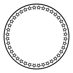 Stars Circle Design