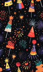 wallpaper, tiles or carpet cartoon illustrator, seamless pattern.
