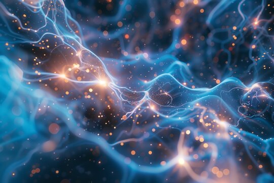 Network of cells in the human body