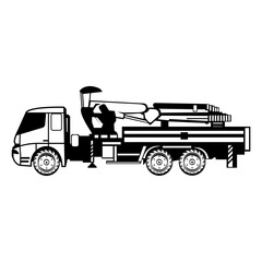 Truck Mounted Knuckle Boom Crane