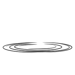Fototapeta premium Water Ripple Effect Water Rings