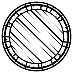 Wooden Barrel Top