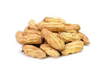 peanuts isolated on white