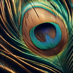 Obraz premium peacock feather background