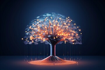 Vibrant Fiber Optics Colorful Technologic