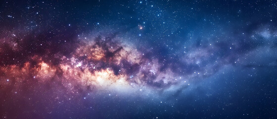 Fototapeta premium the vast sky and beautiful atmosphere