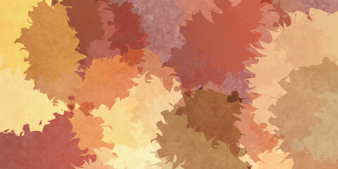 オレンジ　和柄　秋　背景	