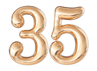 Rose Gold number 35
