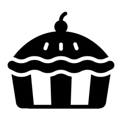 Pie food icon