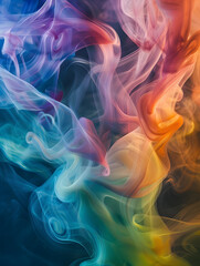 Obraz premium Abstract white smoke or steam swirls