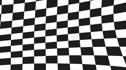 A checkered pattern with black and white colors