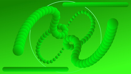 ABSTRACT GREEN GRADIENT BACKGROUND SMOOTH COLORFUL DESIGN WITH ROPES SHAPES ELEMENT VECTOR TEMPLATE GOOD FOR MODERN WEBSITE, WALLPAPER, COVER DESIGN 