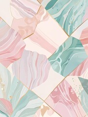 ethereal watercolor background with a dreamy pastel pattern