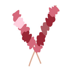 Sate Food illustration, Satay Indonesian Foods, Culinary Food