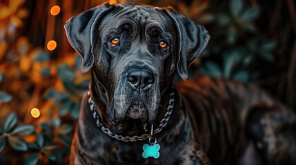Obraz premium Mythical Great Dane in 8k, high-definition art. 