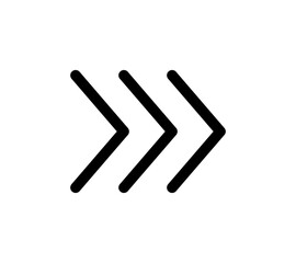 Obraz premium シンプルな矢印のアイコン 