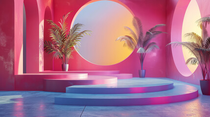 Sunset Podium