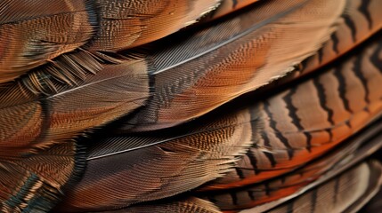 beautiful Close-up photo of bird feathers 4k wallpaper