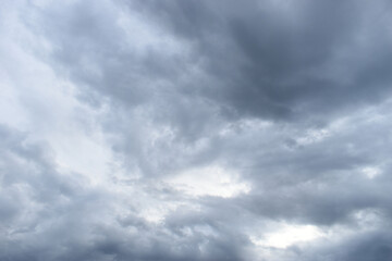 blue sky and white cloud background, cloudy in rainny season