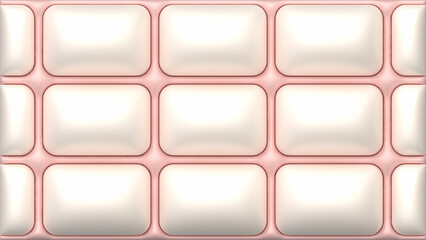 Abstract 3D background. Pink tile illustration.