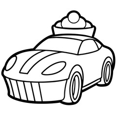 Sports car coloring pages for children coloring book