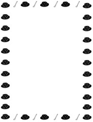 Border frame for back to school 