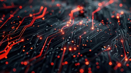 Technology and connection 4k wallpaper