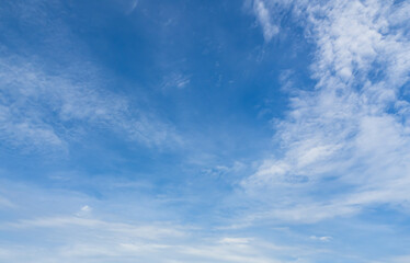 Sky Cloud Blue Background Paronama Web Cloudy summer Winter Season Day, Light Beauty Horizon Spring Brigth Gradient Calm Abstract Backdrop Air Nature View Wallpaper Landscape Cyan color Environment.