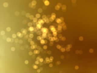 abstract background with golden bokeh
