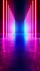 Neon abstract background