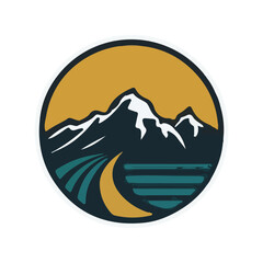 Obraz premium Unique Travel Logo Design for Tourism and Adventure Brands