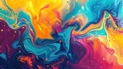 colorful abstract background paint splash vibrant color