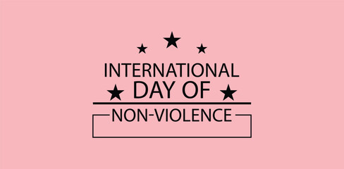 Spreading Love and Harmony Through Stylish Text Design on Non Violence Day