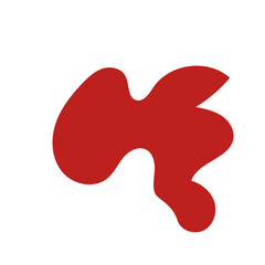 Red abstract shapes vector 