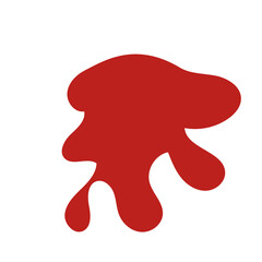 Red abstract shapes vector 