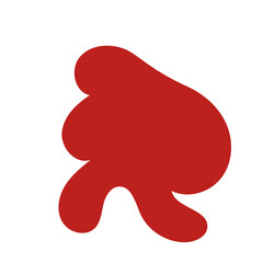 Red abstract shapes vector 