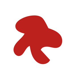 Red abstract shapes vector 