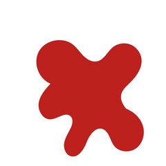 Red abstract shapes vector 