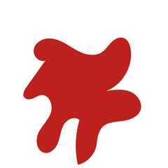 Red abstract shapes vector 